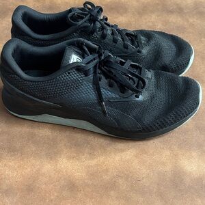 Reebok Black and Blue Athletic Shoes
